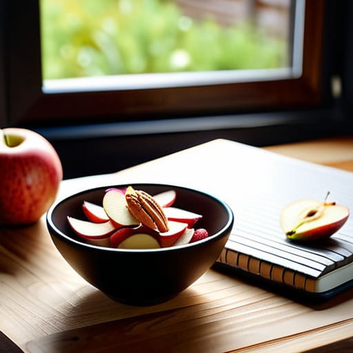 The Power Duo: Apple Slices and Almond Butter.