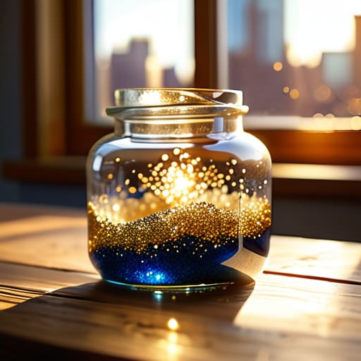 DIY The Ultimate Mindfulness Jar with glitter.