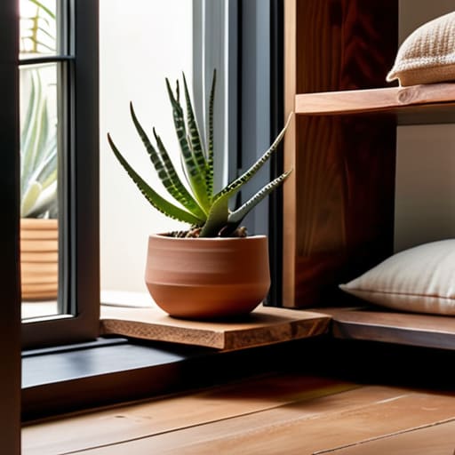 The Zen Corner: Upcycled Floating Shelves.