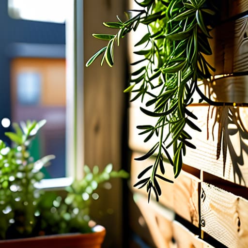 The Ultimate Vertical Herb Garden pallet design.