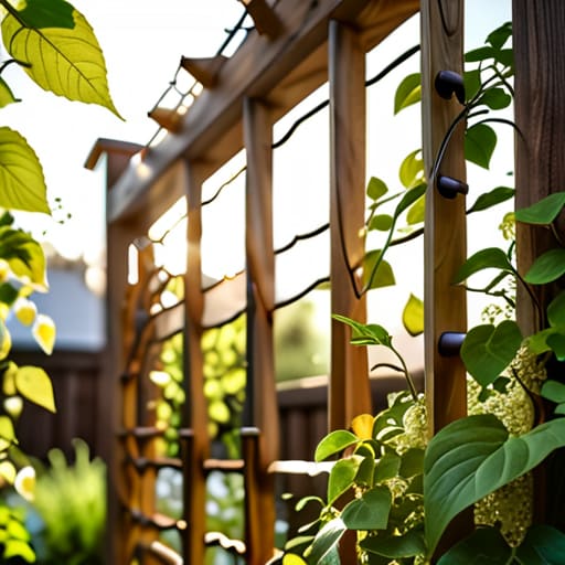 How to build a garden trellis.