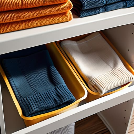Tips on how to store seasonal items.