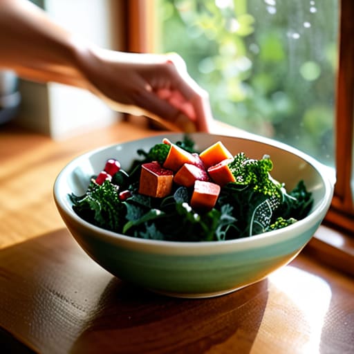 Practicing mindful eating to enjoy food better.