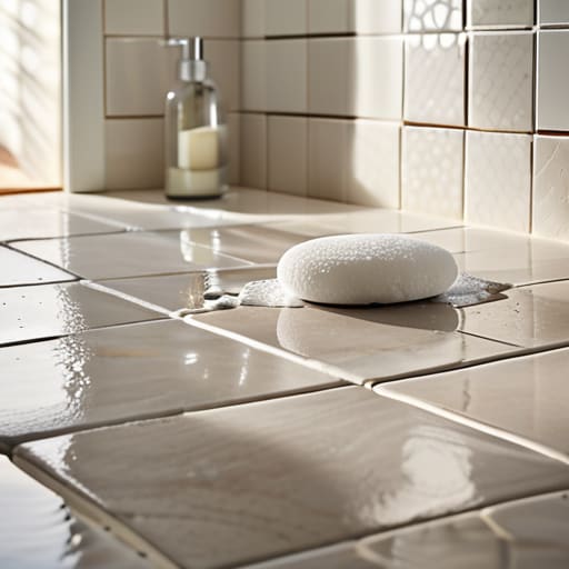 The Gentle Art of Deep Cleaning Bathroom Tiles